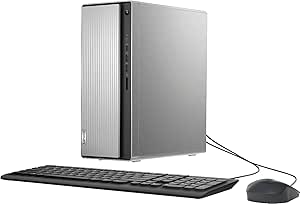 Lenovo IdeaCentre 5i Tower Gaming Desktop Computer, Intel Quad-Core i3 10100 Up to 4.3GHz, 8GB DDR4 RAM, 1TB HDD, DVDRW, GeForce GT 710, AC WiFi, Bluetooth 5.0, Windows 10(Renewed)