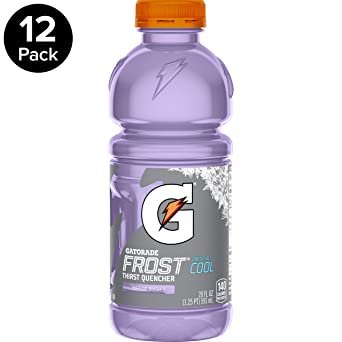 Gatorade Frost, Riptide Rush, 20 Ounce Bottles (Pack of 12)