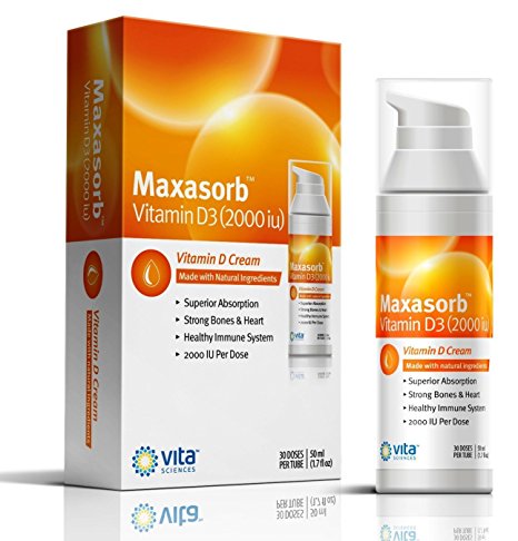 Advanced Powerful Vitamin D3 Skin Cream - 2000IU D3 Lotion – Maximum Absorption – – 1.7 Fl Oz.