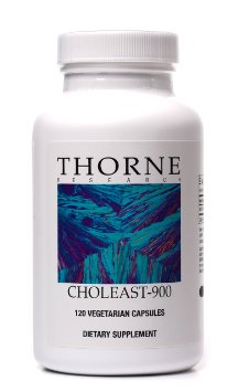 Thorne Research - Choleast 900 - Red Rice Yeast Extract Dietary Supplement - 120 Vegetarian Capsules