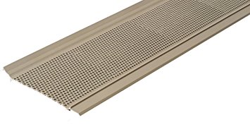 Gutter Guard Pro GG5T-1 12-Foot Gutter Screen System, Snap-In Cover, Tan