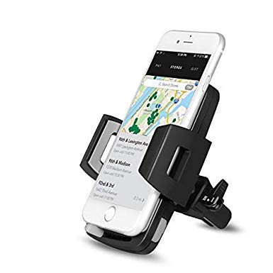 Sundix Car Phone Mount, Universal Car Mount Phone Holder Cradle for iPhone Xr/Xs/XsMax/X/8/8Plus, Samsung Galaxy,HTC,LG,Google and More (Black&Grey)