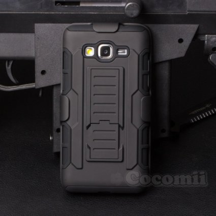 Galaxy Grand Prime Case Cocomii HEAVY DUTY Galaxy Grand Prime Robot Case NEW ULTRA FUTURE ARMOR Premium Belt Clip Holster Kickstand Bumper Case MILITARY DEFENDER Full-body Rugged Dual Layer Hybrid Protective Cover Bumper Case COCOMII WARRANTY  The Ultimate Protection from Drops and Impacts for your Samsung Galaxy Grand Prime G5309W G530H G530F G530M G530T G530AZ BlackBlack  97339733973397339733