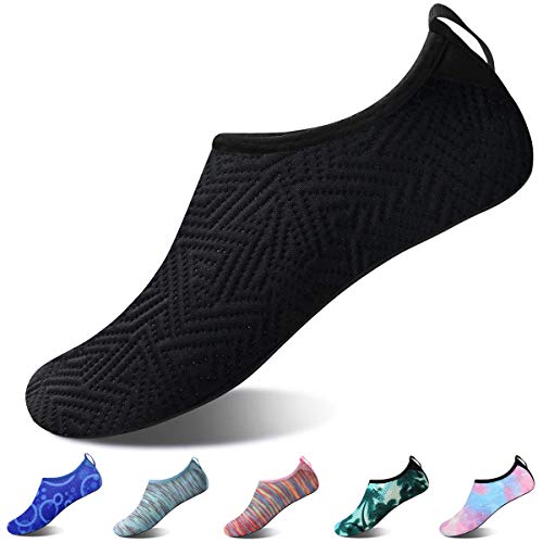 Hotaden Water Shoes for Men Women Quick Dry Aqua Socks Slip-on Beach Swimming Outdoor Shoes