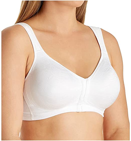 Playtex Womens 18 Hour Posture Support Bra with Front Close, Wirefree