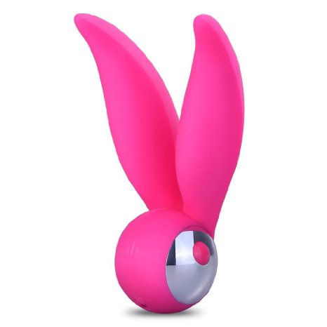 Utimi USB Charging Silicone Rabbit Vibrator for G-spot Clitoris Stimulation