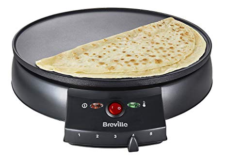 Breville VTP130 Traditional Crepe Maker, 12-Inch, Black