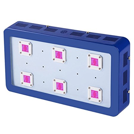 King X6 1800W COB LED Grow Light Module Design Full Spectrum for Greenhouse and Indoor Plant Flowering Growing (Blue)