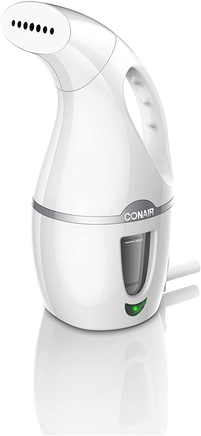 Conair CompleteSteam 1100 Watt Handheld Fabric Garment Steamer, White