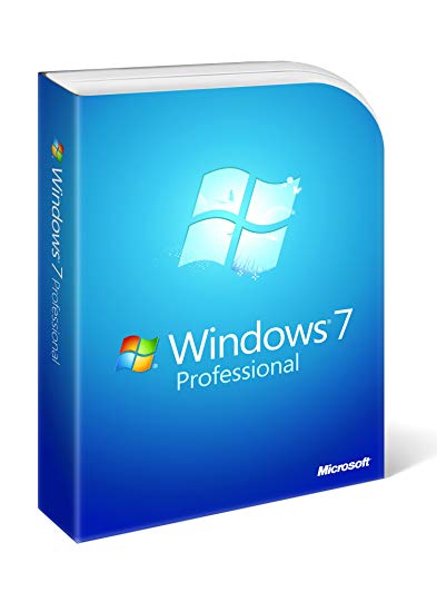 Microsoft Windows 7 Professional, Full Version  (PC DVD), 1 User