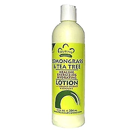 Nubian Heritage Lotion, Lemongrass and Tea Tree, 13 Fluid Ounce