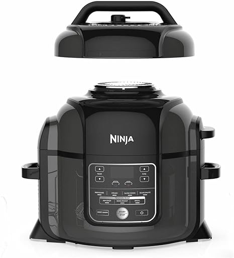 Nutri Ninja Foodi Multi Cooker OP300 Pressure cooker that crisps-TenderCrisp Technology, Grey, OP300