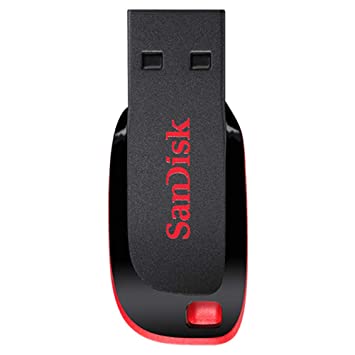 SanDisk Cruzer Blade SDCZ50-032G-135 32GB USB 2.0 Pen Drive, Black