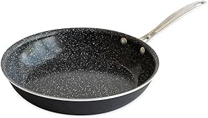 Nordic Ware Basalt Aluminum Saute Skillet, 10-Inch, Ceramic Coating