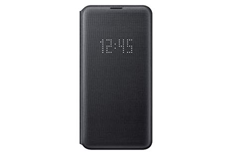Samsung Official Galaxy S10 LED View Cover Case - Black (EF-NG973PBEGWW)