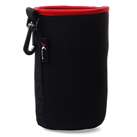 XCSOURCE® 5mm Thick large DSLR camera Drawstring Soft Neoprene Lens Bag for Sony Canon Nikon Pentax Olympus Panasonic DC503