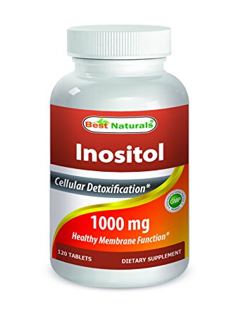 Best Naturals Inositol 1000mg 120 Tablets - also called vitamin B8