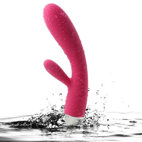 SVAKOM SUDV-02A Cherry Intelligent Vibrators Sex Toys Adult Products Rechargeable 100 Waterproof Rabbit G-spot Clitoral Stimulators Dildos Wand Massagers Vibes for Women Beginners Plum Red