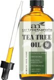 Art Naturals Tea Tree Essential Oil Pure and Natural 4 Oz Premium Melaleuca Therapeutic Grade From Australia Use With Soap and Shampoo Face and Body Wash Treatment for Acne Lice and Many Skin Conditions