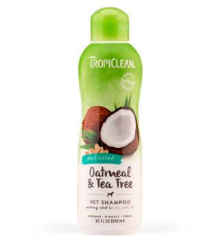 Tropiclean Medicated Oatmeal Shampoo, 20 oz/ 592 ml