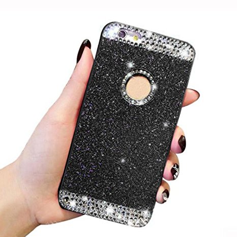 IPhone 6 Plus Case,IPhone 6S Plus Case , DDLBiz Glitter Bling Hard Crystal Rhinestone Cover Case for iPhone 6/6s Plus 5.5