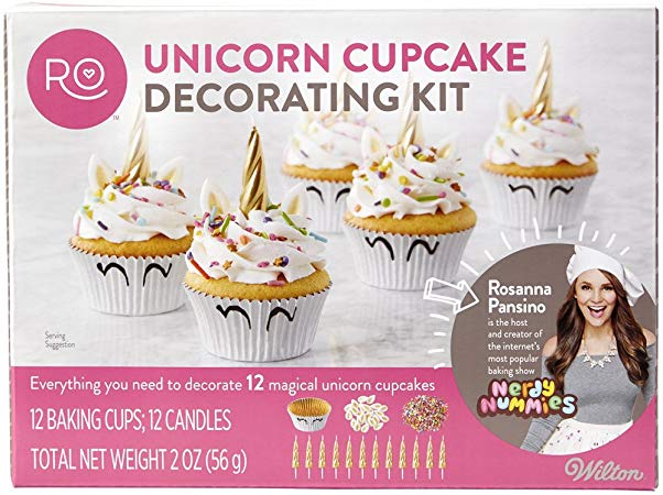 ROSANNA PANSINO by Wilton Unicorn Cupcake Decorating Kit