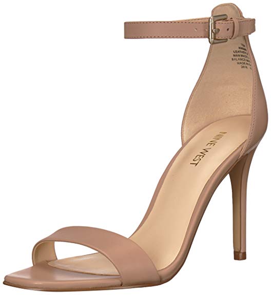 Nine West Women's Mana Leather Heeled Sandal