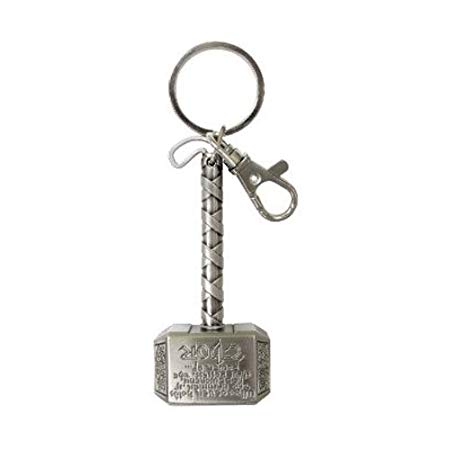 Thor Hammer Pewter Key Ring