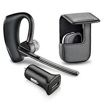 Plantronics Voyager Legend Mobile Bluetooth Headset Bundle Pack, Includes Car Charger & Carrying Case
