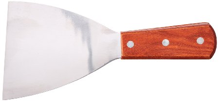 Update International Grill Scraper, Diner, Griddle Scraper, Teppanyaki, Angle-Slanted Blade, Stainless Steel, Commercial Grade