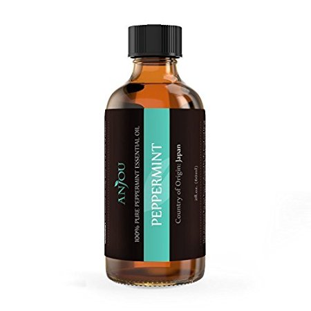 Peppermint Oil 100% Pure Therapeutic Grade Peppermint Essential Oil for Aromatherapy, 2 fl. Oz (Pain Relief, Pure Herbal Extract, Natural Repellant, No Additives)