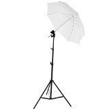 Neewer Off-Camera Flash ShoeMount Swivel Umbrella Kit with 33 Translucent White Soft Umbrella and Shoemount B-Type Bracket Perfect for Photography Portrait and Video Shoots