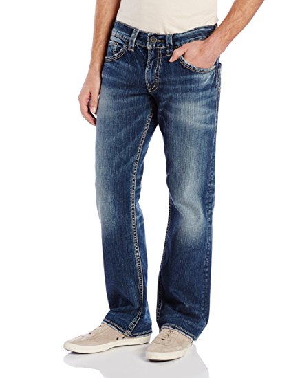 Silver Jeans Men's Zac Relaxed-Fit Straight-Leg Jean