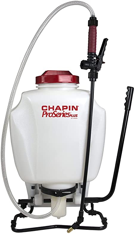 Chapin 61802 4-Gallon ProSeries Plus Backpack Sprayer with Bonus Foami, Translucent White