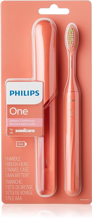 Philips Sonicare Battery Toothbrush, Miami Coral, Hy1100/01, 1 Count