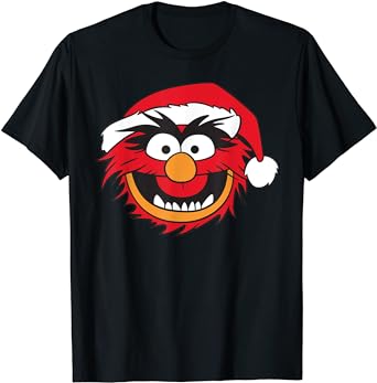 Muppets Christmas Animal Hat T-Shirt