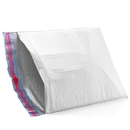 5 Durable Poly Bubble Padded Mailer Envelopes 105x16- Moisture Resistant and Self-Sealing - 100 count