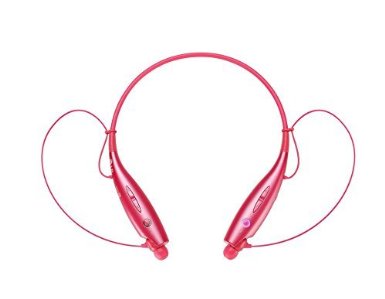 LG Electronics Tone HBS-730 Bluetooth Headset - Retail Packaging - Pink
