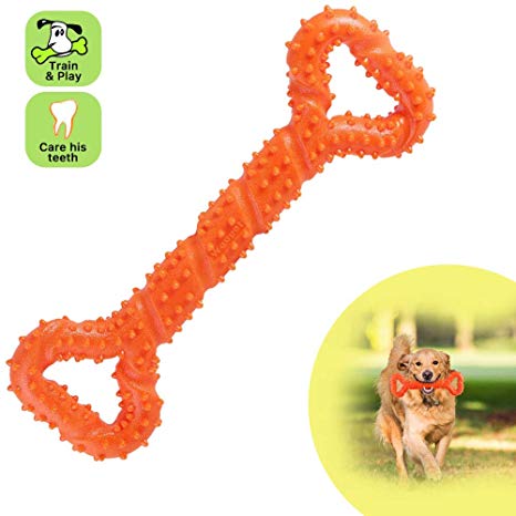 Eleangel Dog Toys - Durable Dog Chew Toys for Aggressive Chewers - Teeth Cleaning - Safe Bite Toothbrush Stick for Large Medium Small Dogs