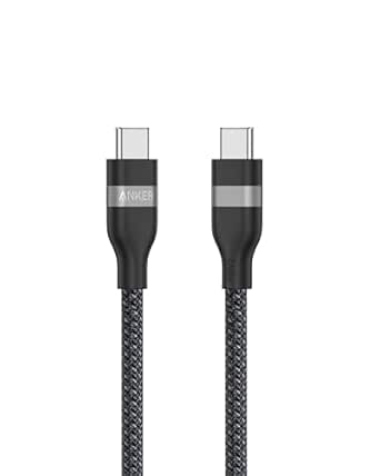 Anker USB C auf USB C Kabel, 240W 0,9m Schnellladekabel USB C, geflochtenes Upcycle Kabel, Typ-C Kabel für iPhone 15/15 Pro/15 Plus/15 Pro Max, MacBook Pro, iPad Pro, iPad Air 4, Galaxy S24 und mehr