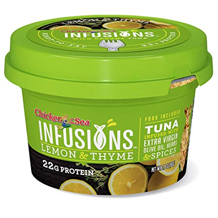 Chicken of the Sea Infusions Tuna, Lemon & Thyme, 2.8 oz. Cups (Pack of 6)