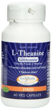 Enzymatic Therapy L-Theanine 100mg 60 Vegetarian Capsules