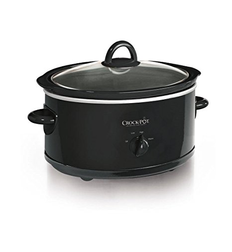 Crock-Pot 7-Quart Manual Slow Cooker Black