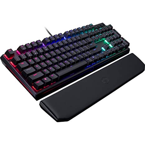 Cooler Master MasterKeys MK750 Mechanical Gaming Keyboard with Wrist Rest "Full Size, Per-Key RGB, Cherry MX Brown" MK-750-GKCM1-UK