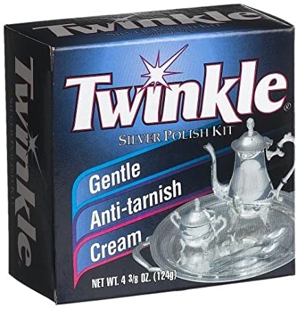 Twinkle Silver Polish Kit, Gentle Anti-Tarnish Cream 4.38 oz (Pack of 6)