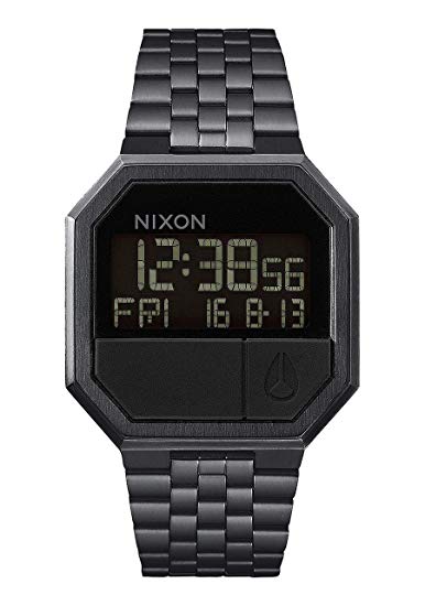 Nixon Re-Run A158. 100m Water Resistant Men’s Digital Watch (38.5mm Digital Watch Face. 13-18mm Stainless Steel Band)