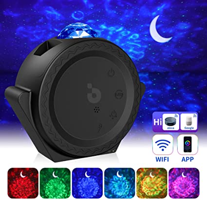 Galaxy Projector Light 3 in 1 Star Projector Night Light Kids 【Smart WIFI】 (Alexa/Google/APP)   Sound Sensor   Touch   Automatic Timer Nebula Projector for Party Bedrooms Christmas Birthday Decoration
