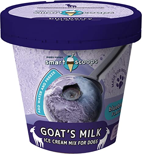 Smart Scoops Goat's Milk Ice Cream Mix for Dogs (Blueberry)