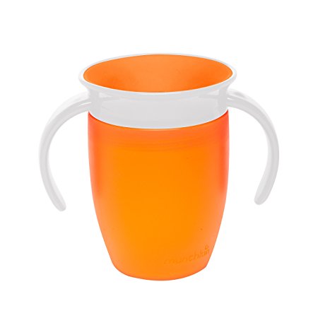 Munchkin Miracle 360 Degree Trainer Cup, 7 oz/207 ml, Orange