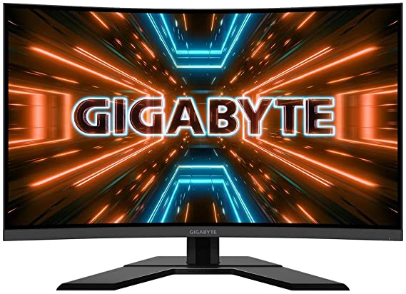 GIGABYTE G32QC Curved 3‎1.5" VA 1500R QHD (2560x1440) 165Hz 1ms FreeSync/G-Sync Compatible Gaming Monitor, Black